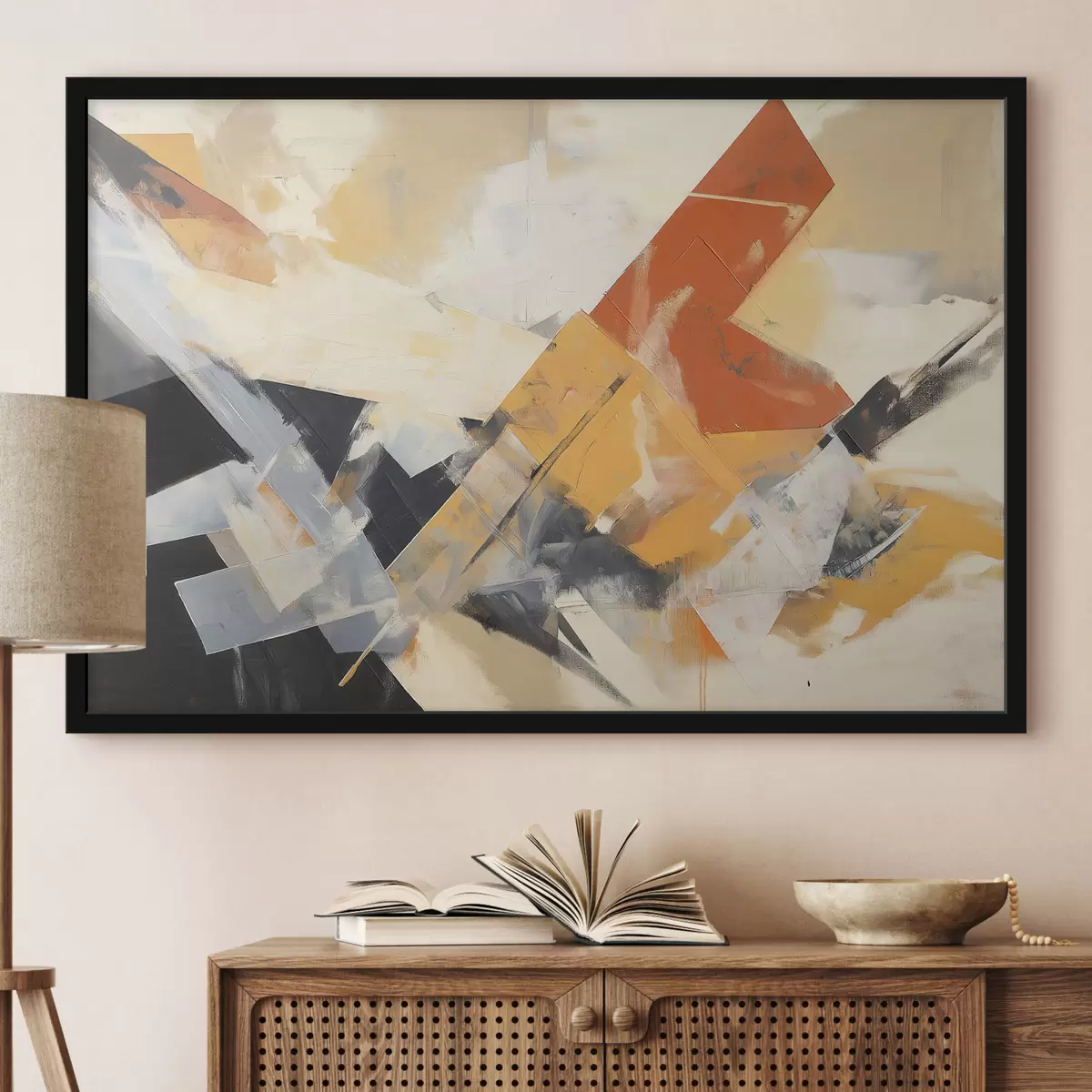 Poster Géométrie abstraite f51014