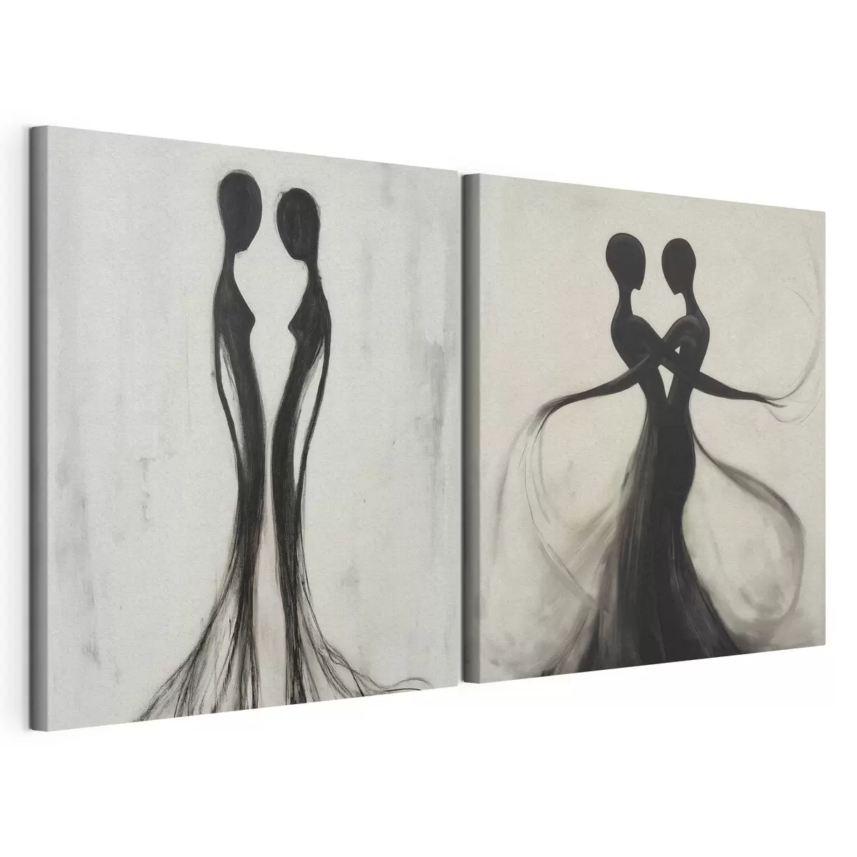 Tableau Silhouettes abstraites m31070