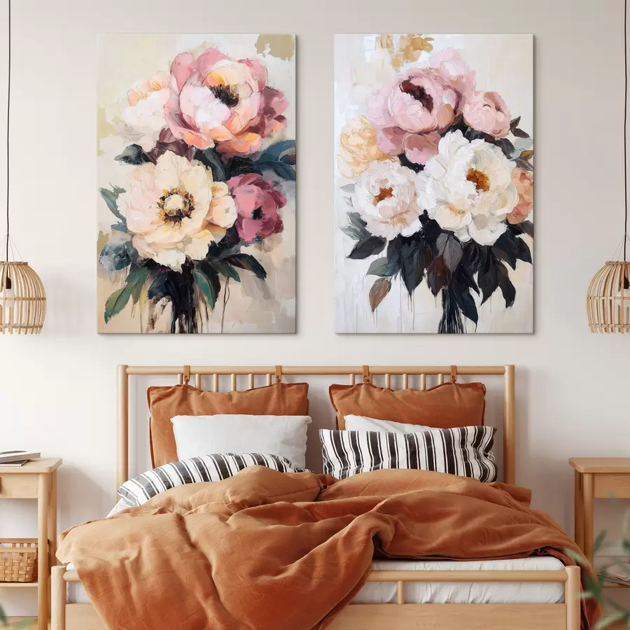 Tableau Pivoines m31071