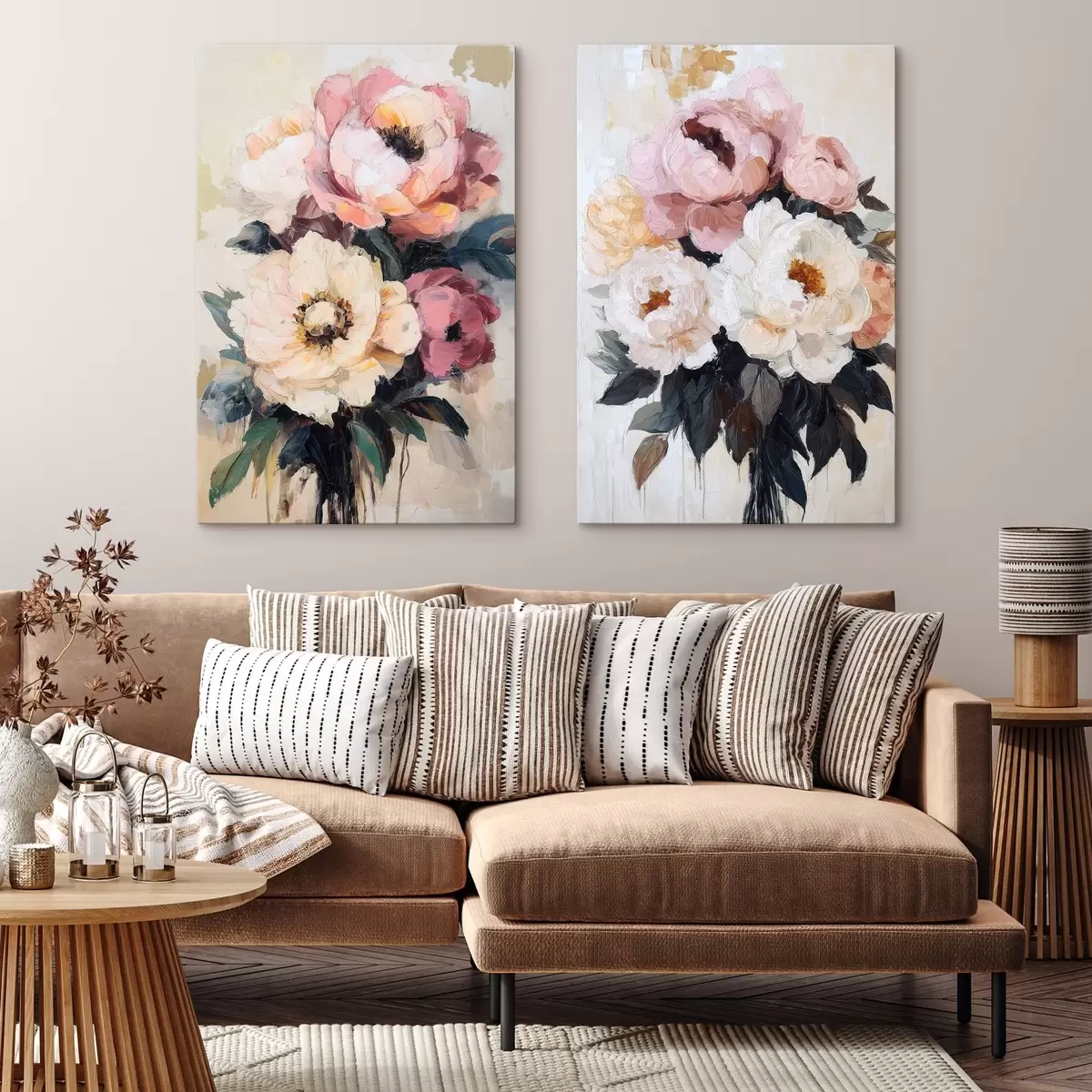 Tableau Pivoines m31071