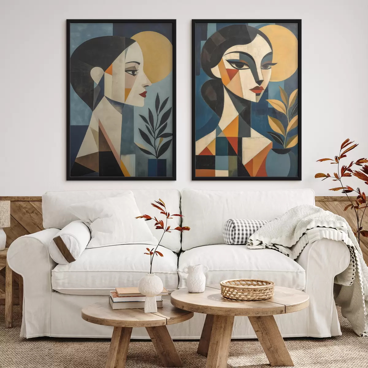 Poster Portraits géométriques abstraits d31072