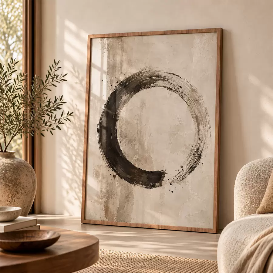 Papier peint Cercle Zen f50724