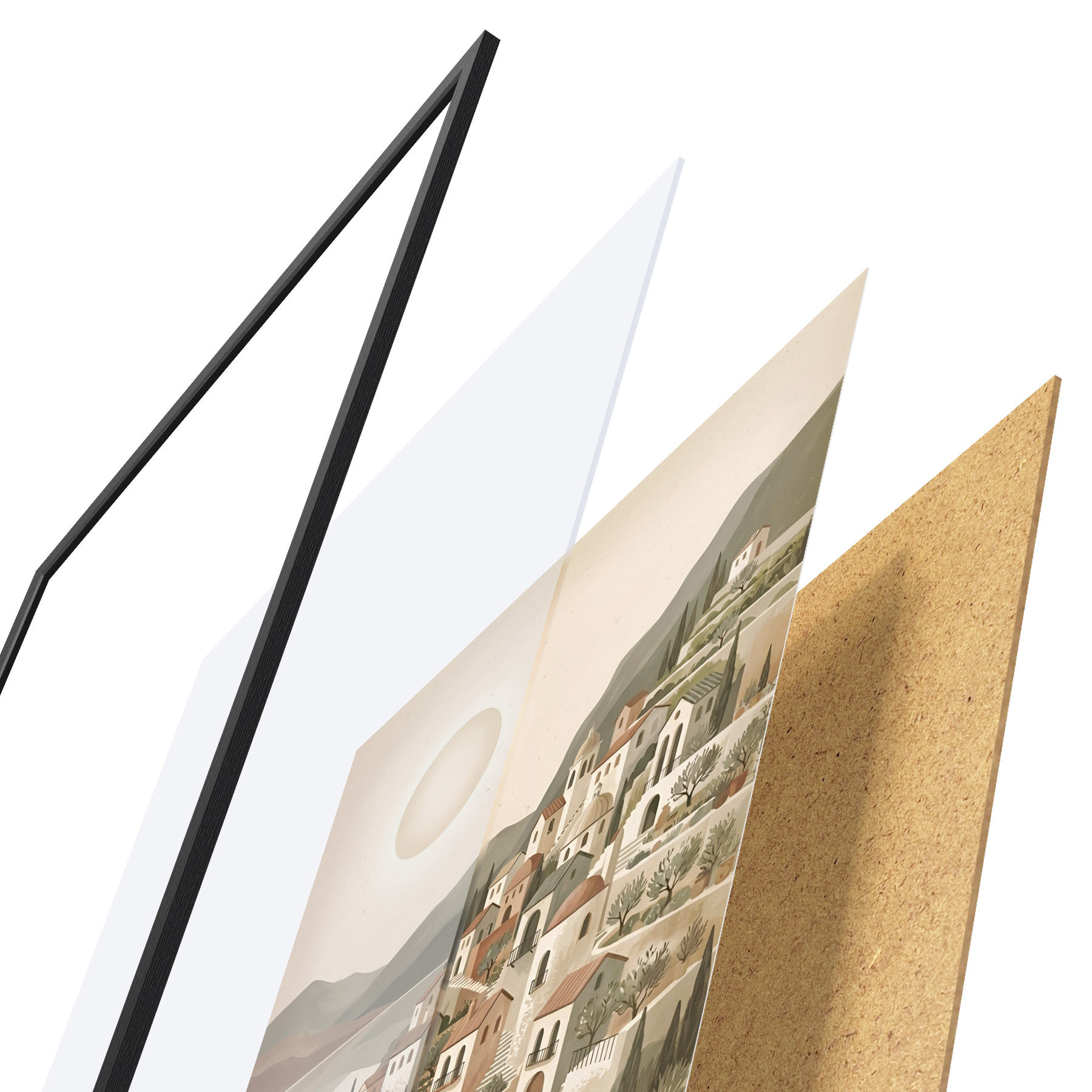 Poster Oliveraie f50888