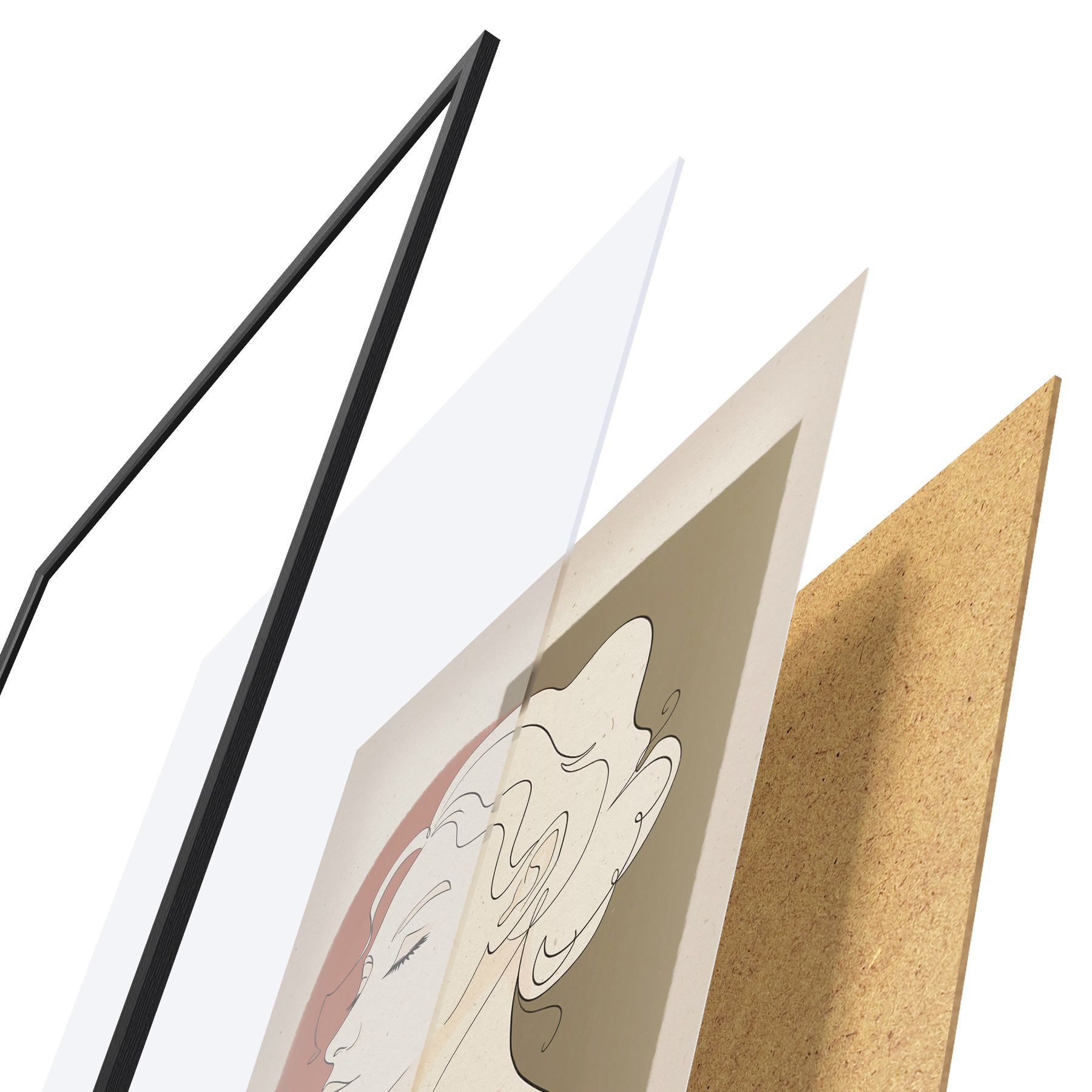 Poster Géométrie des formes f50889
