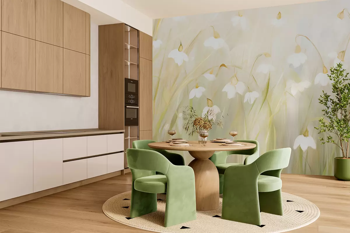 Papier peint Fleurs sauvages w05830