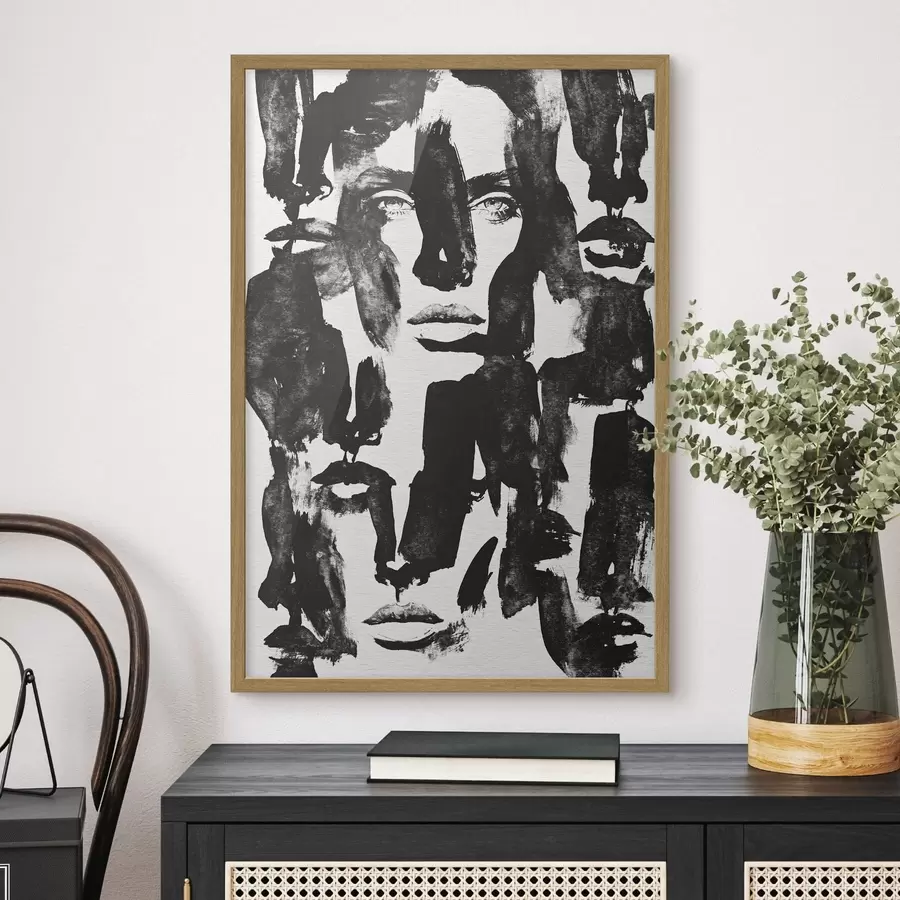 Papier peint Portraits abstraits f50861