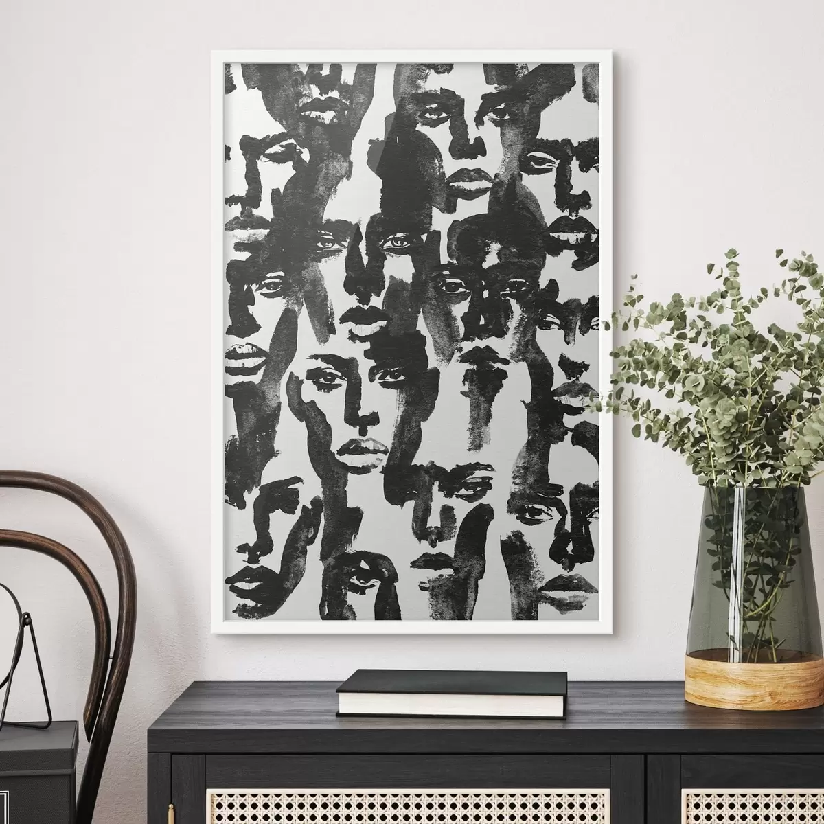 Poster Visages abstraits f50862