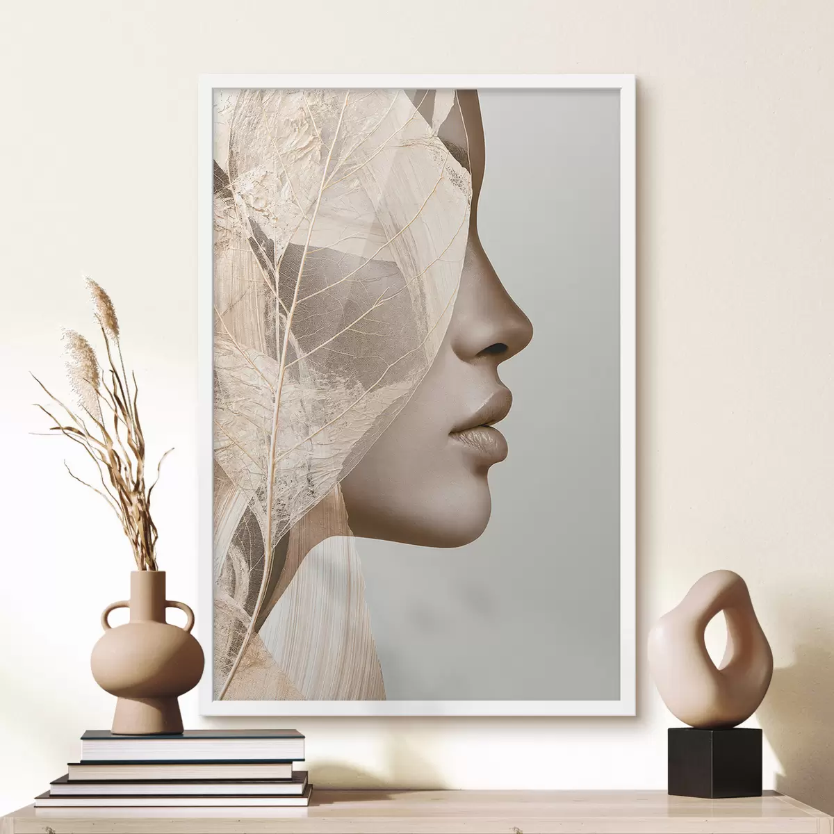 Poster Portrait abstrait d'une femme f50865