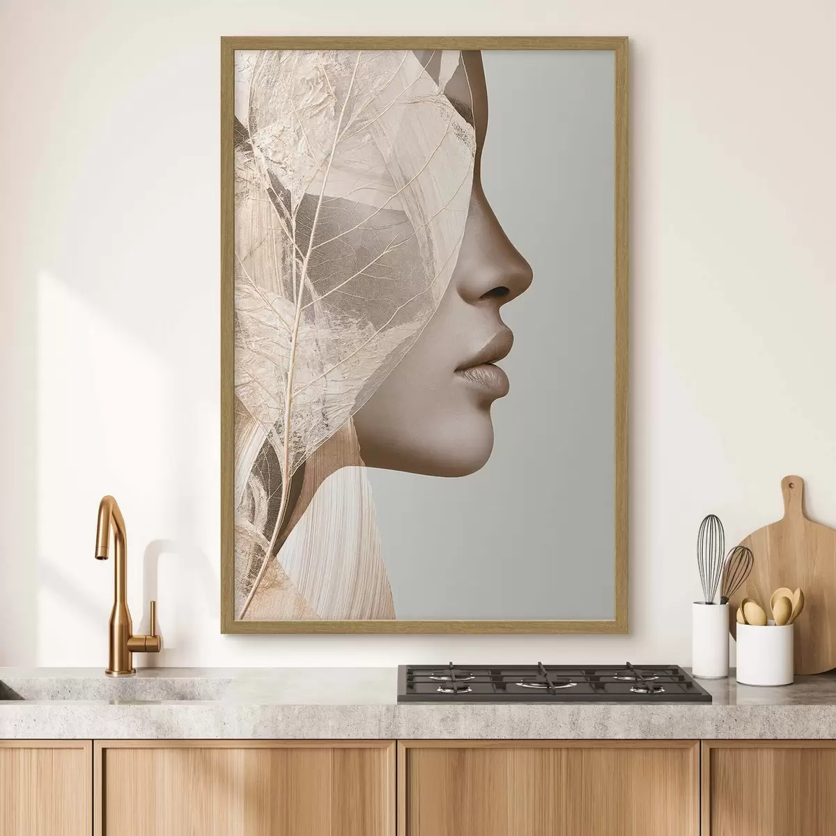 Poster Portrait abstrait d'une femme f50865