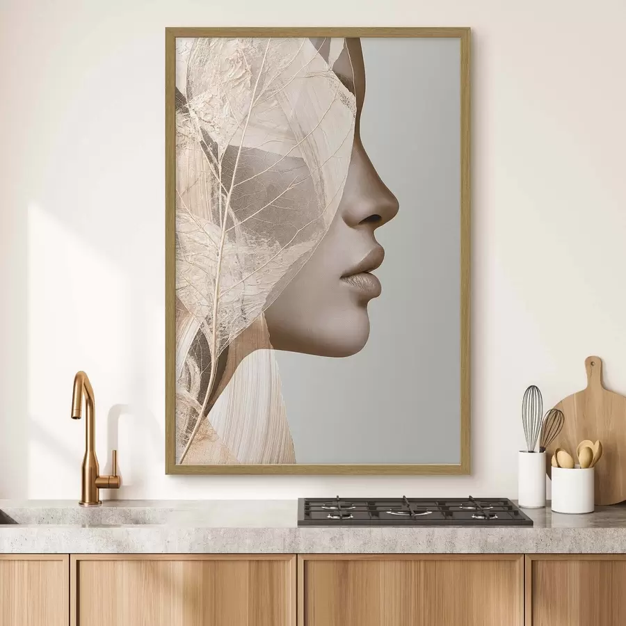 Papier peint Portrait abstrait d'une femme f50865