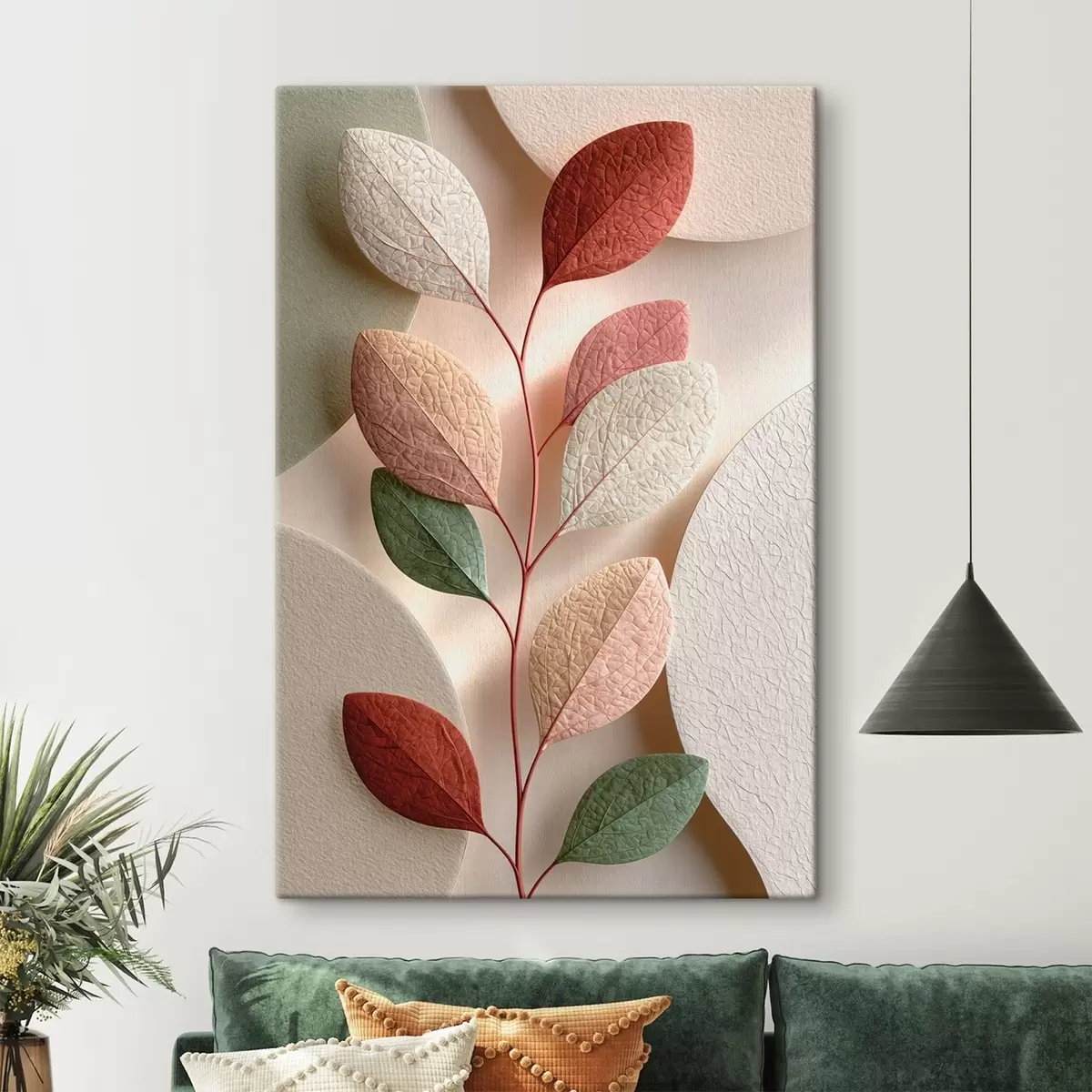 Tableau Composition botanique moderne s50864
