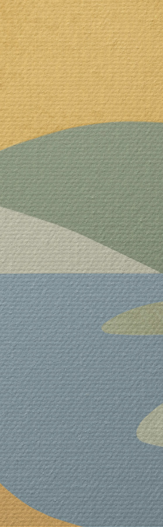 Tableau Paysage paisible sous le soleil couchant s50729