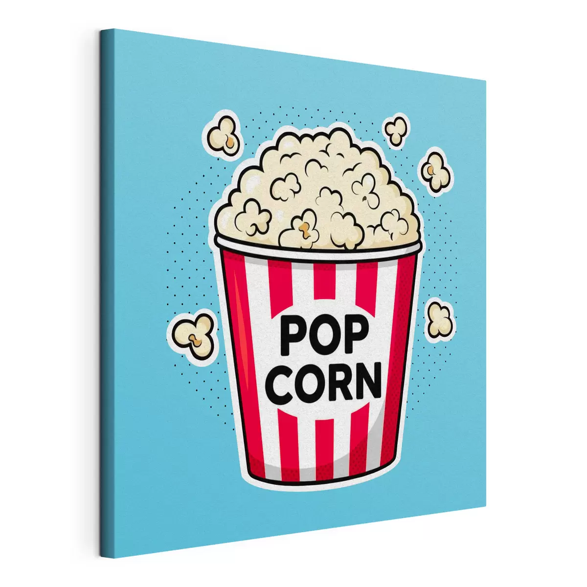 Tableau L'heure du goûter avec du délicieux pop-corn s50791