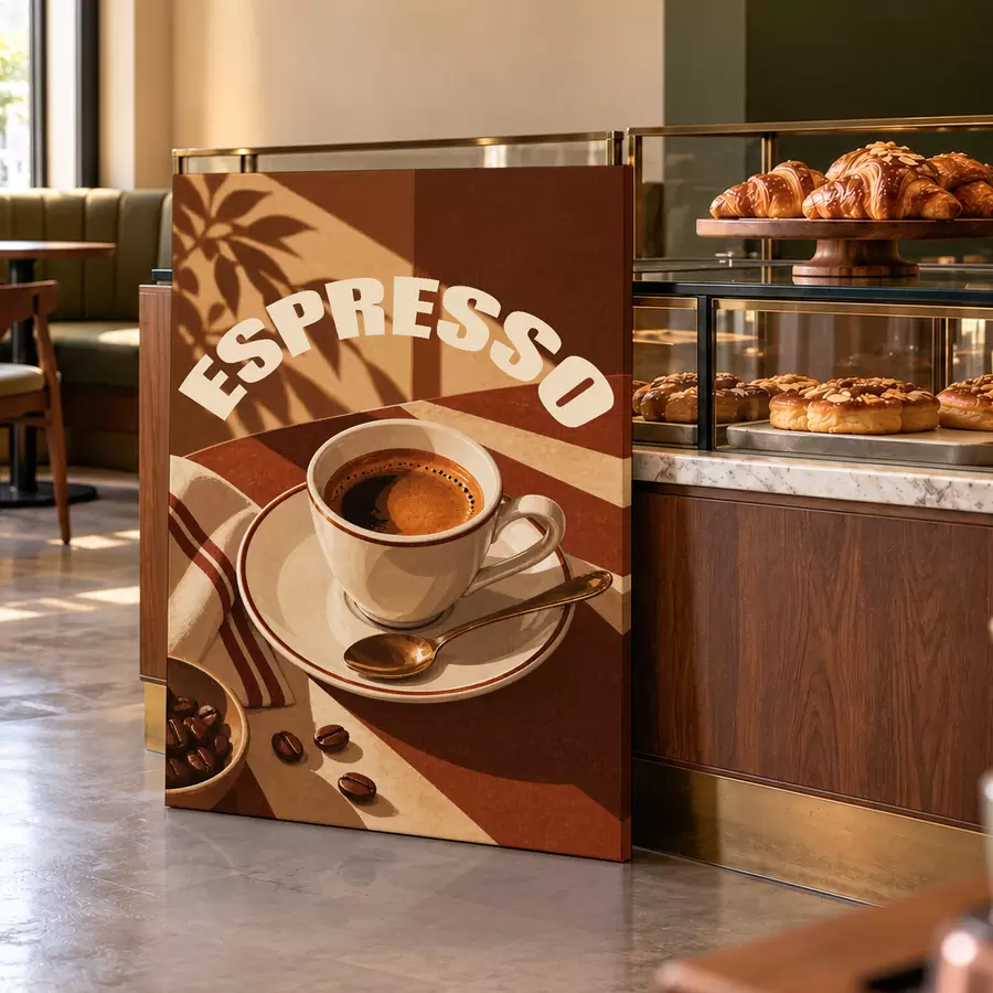 Tableau Un espresso parfumé pour des moments de détente s50871