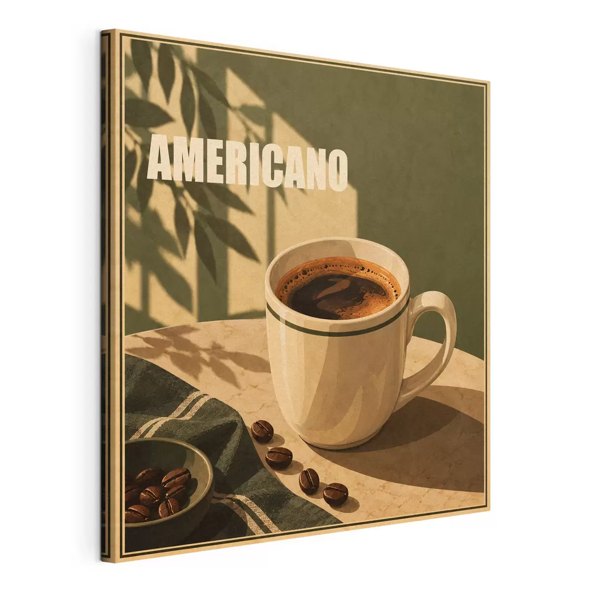 Tableau Une tasse bien chaude pour un bonheur matinal s50872