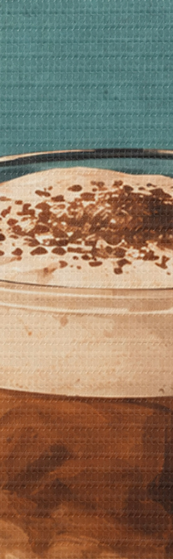 Tableau Un délicieux macchiato par une journée ensoleillée s50875