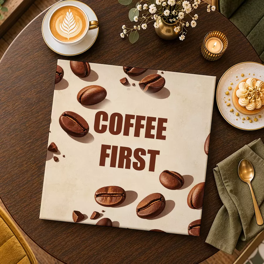 Tableau De l'énergie pour bien démarrer la journée dans chaque tasse s50878