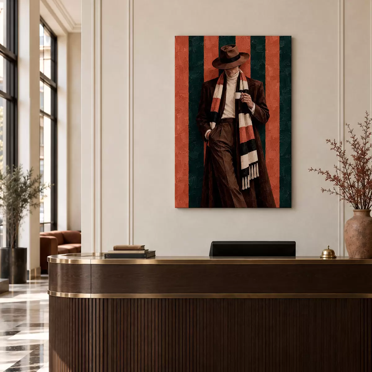 Tableau Une élégance raffinée dans un cadre dynamique s50884