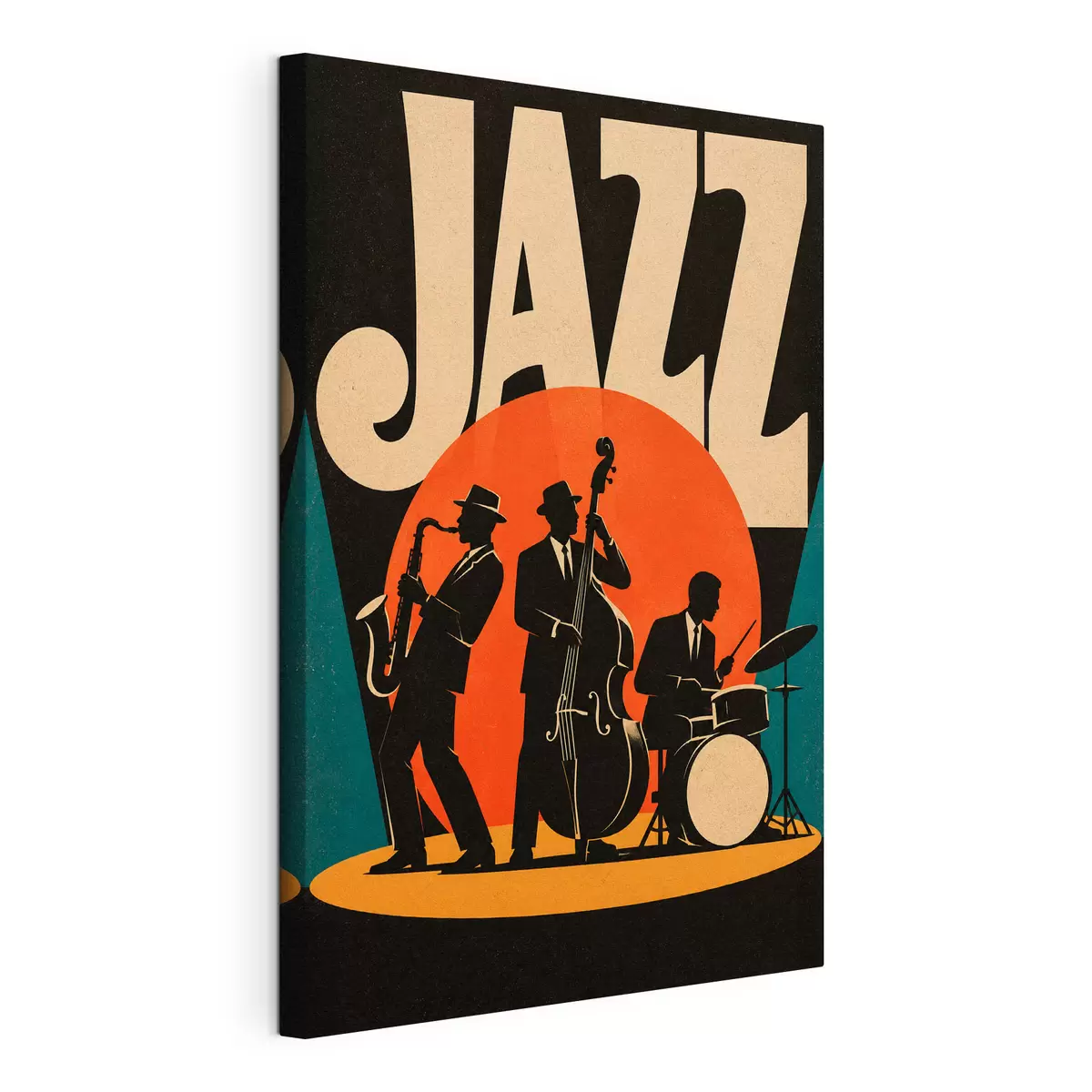 Tableau Une nuit au rythme du jazz s50921