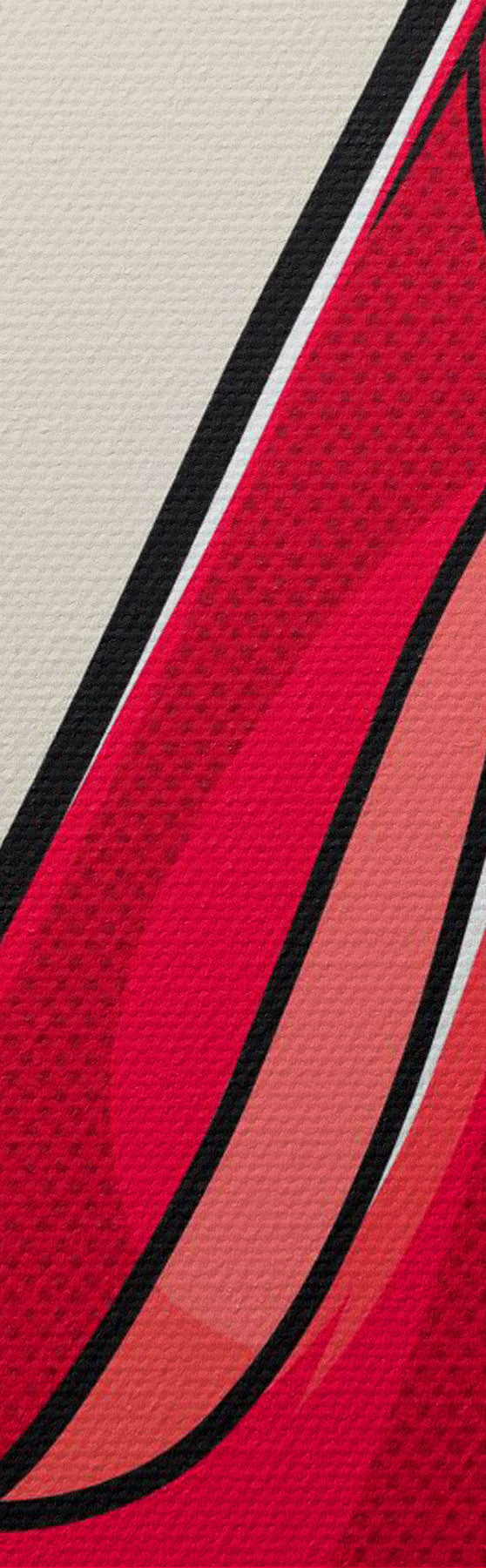 Tableau Escarpin rouge chic orné d'un nœud fantaisie s50785