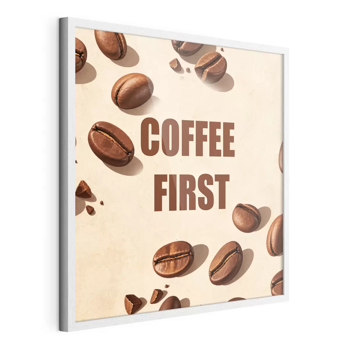 Poster Réveille-toi et prépare ton café f50878