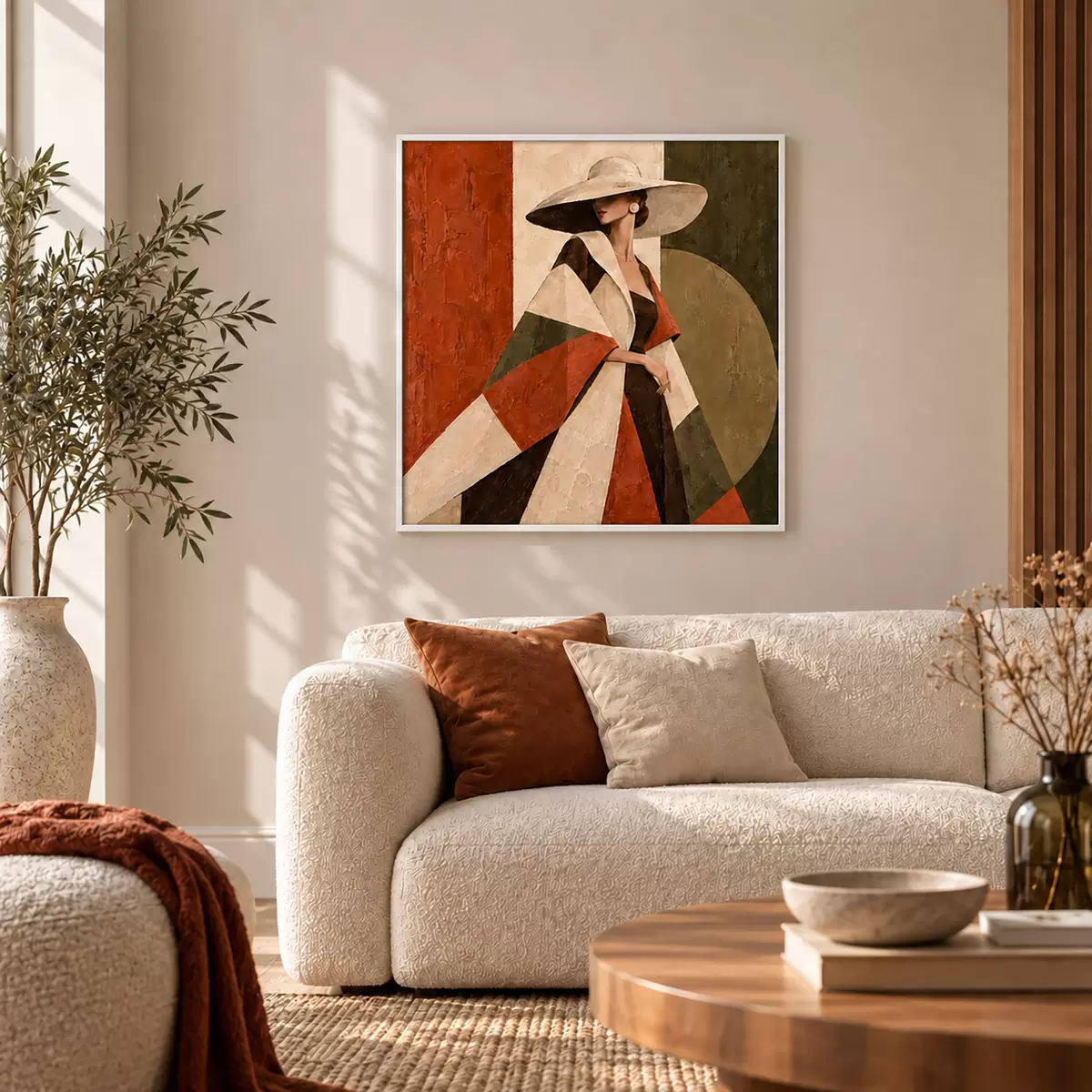 Poster Une élégance chic aux couleurs vives f50879