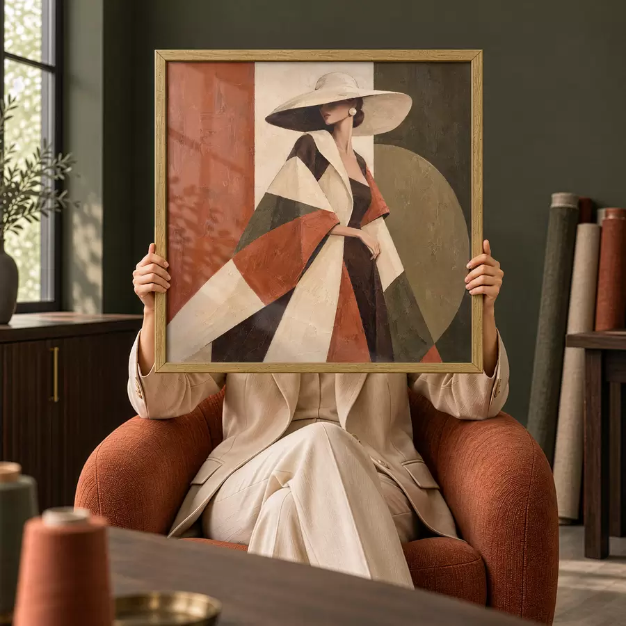Papier peint Une élégance chic aux couleurs vives f50879