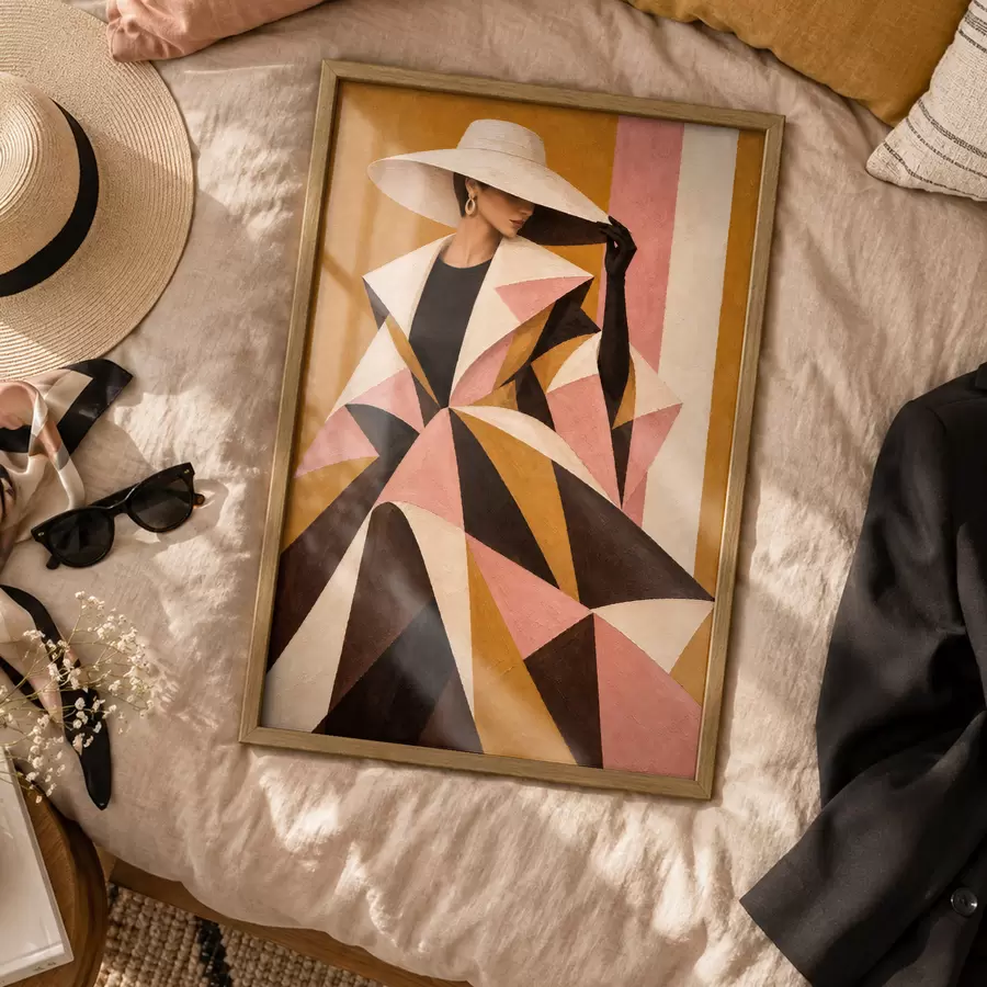 Papier peint Une élégance chic aux motifs audacieux f50882