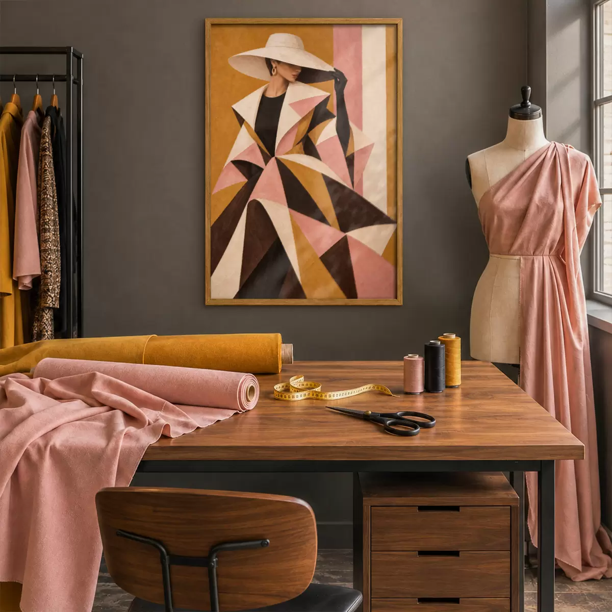 Poster Une élégance chic aux motifs audacieux f50882