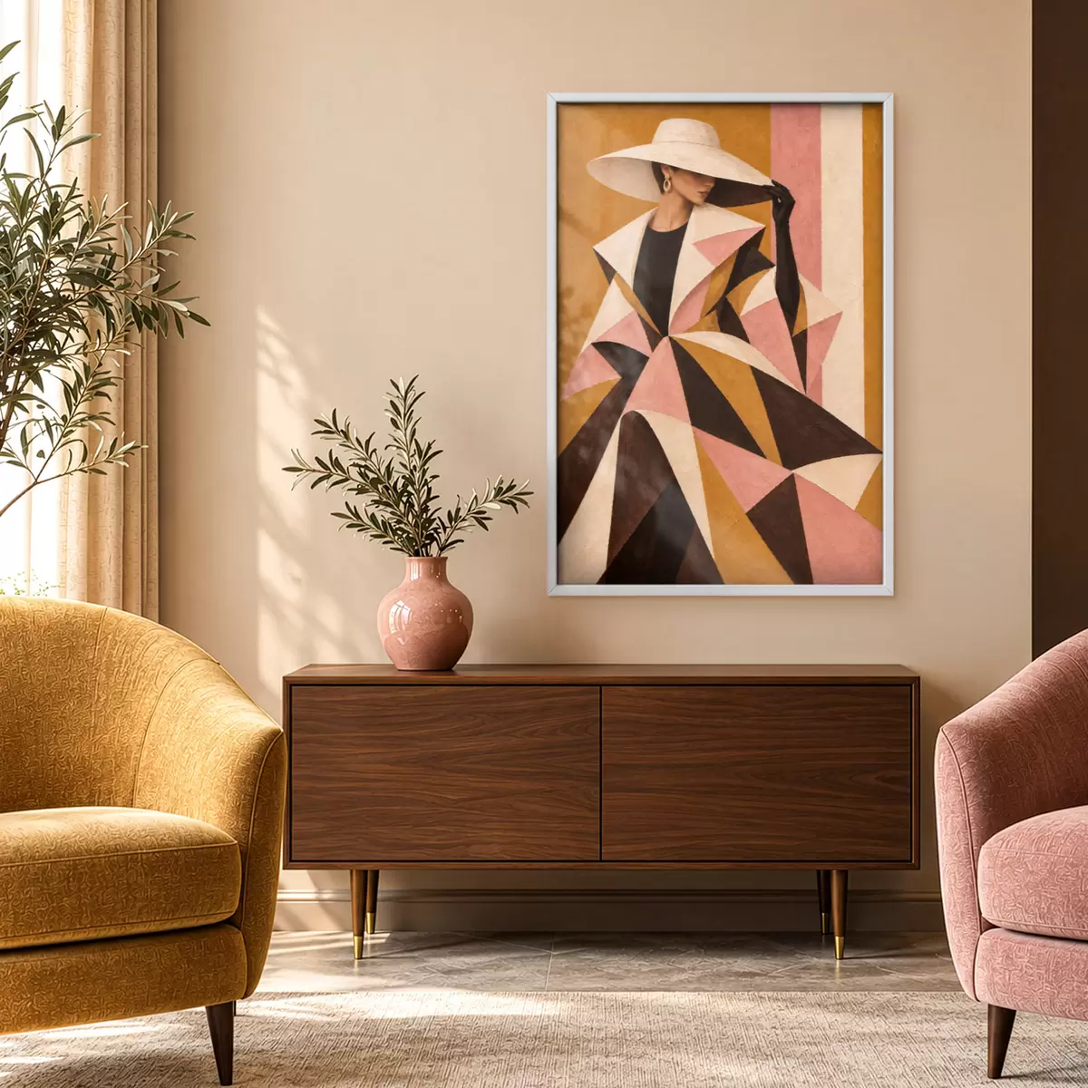 Poster Une élégance chic aux motifs audacieux f50882