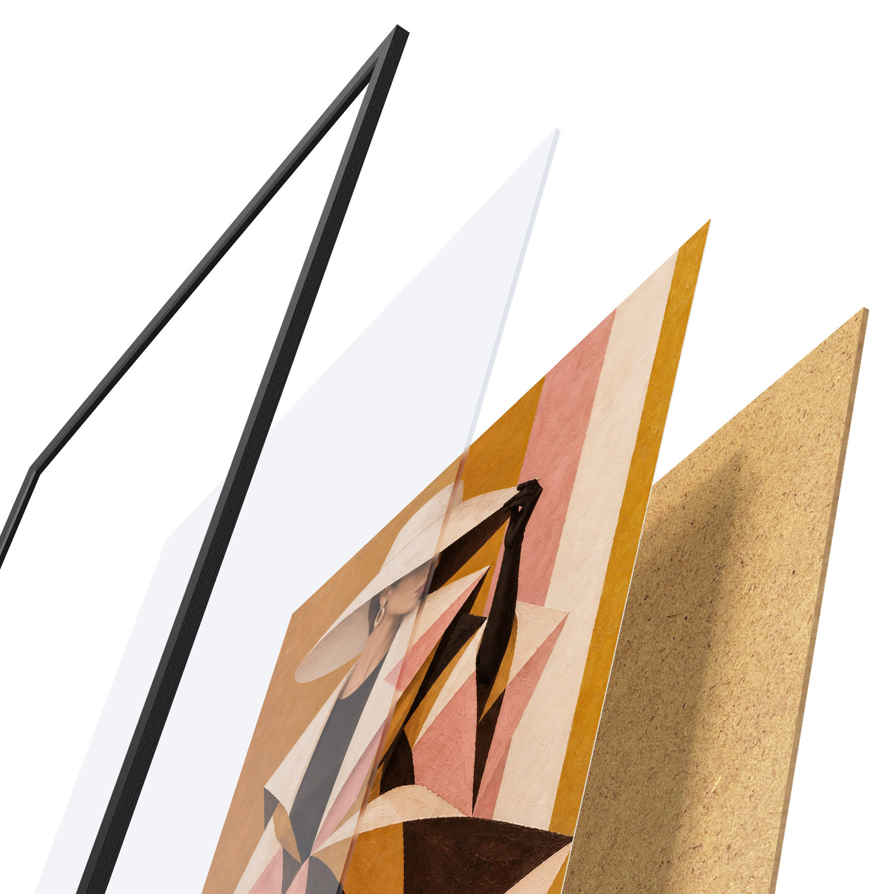 Poster Une élégance chic aux motifs audacieux f50882