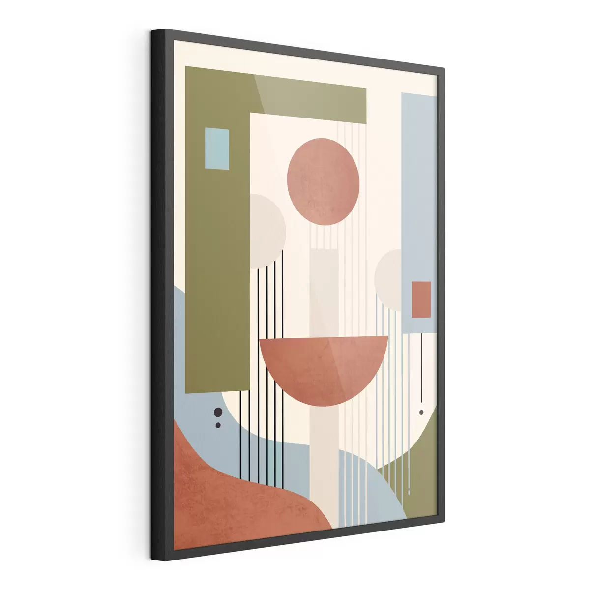 Poster Formes abstraites dans des tons terreux f50732