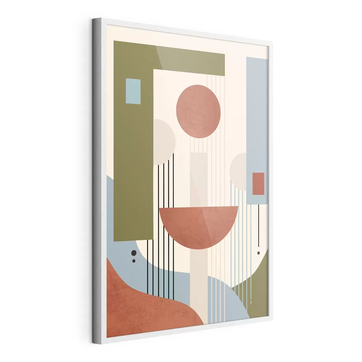 Poster Formes abstraites dans des tons terreux f50732