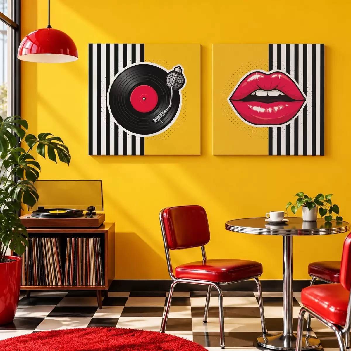 Tableau Rythme vinyle m31075