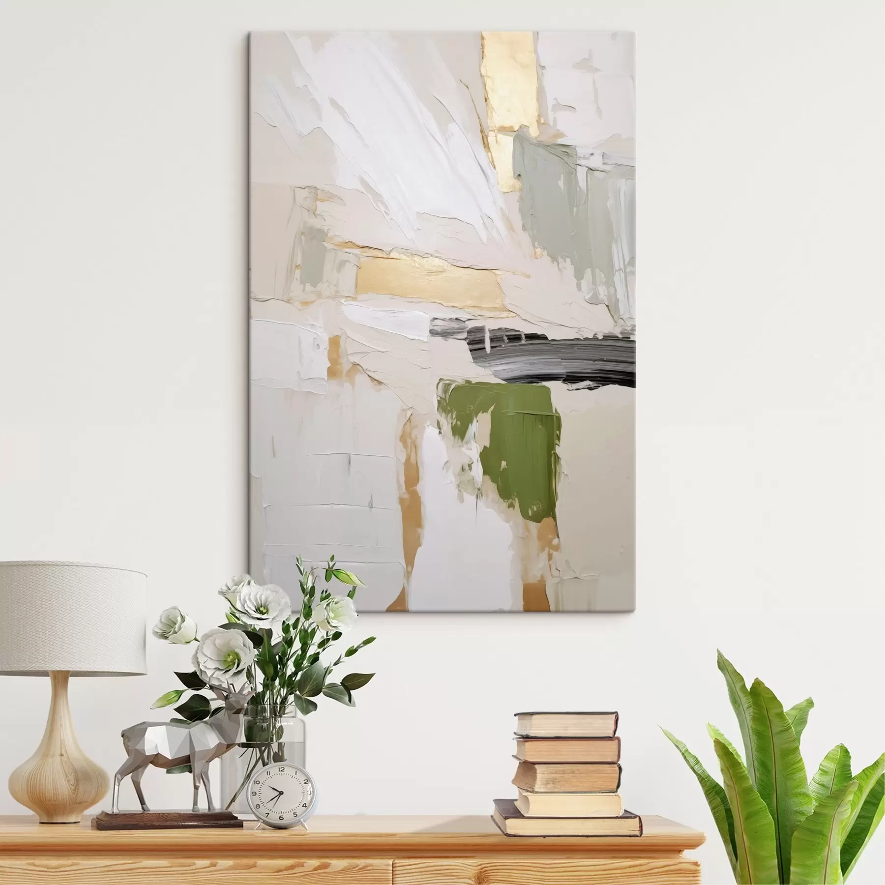 Tableau Abstraction, imitation de la peinture s50995