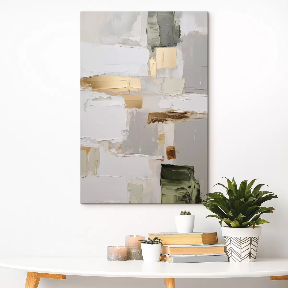 Tableau Abstraction, imitation de la peinture s50996