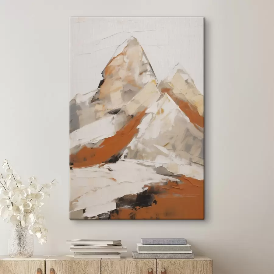 Tableau Montagnes abstraites, imitation d'un tableau s51126