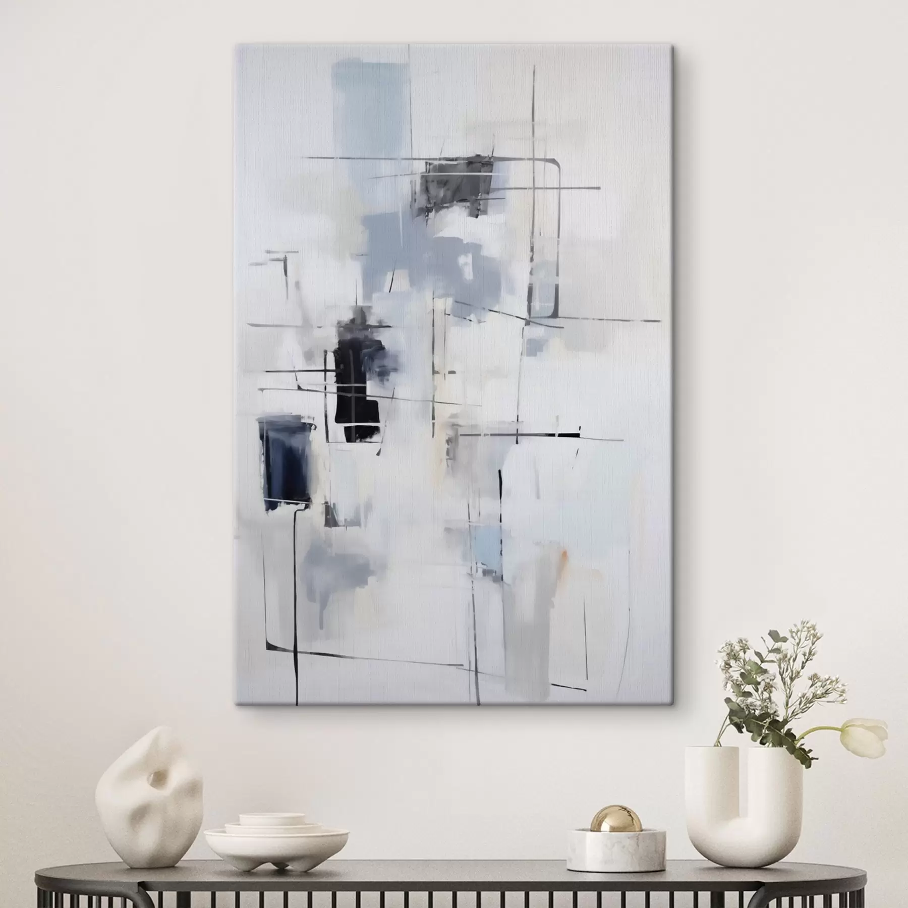 Tableau Abstraction chaotique, imitation de la peinture s51127