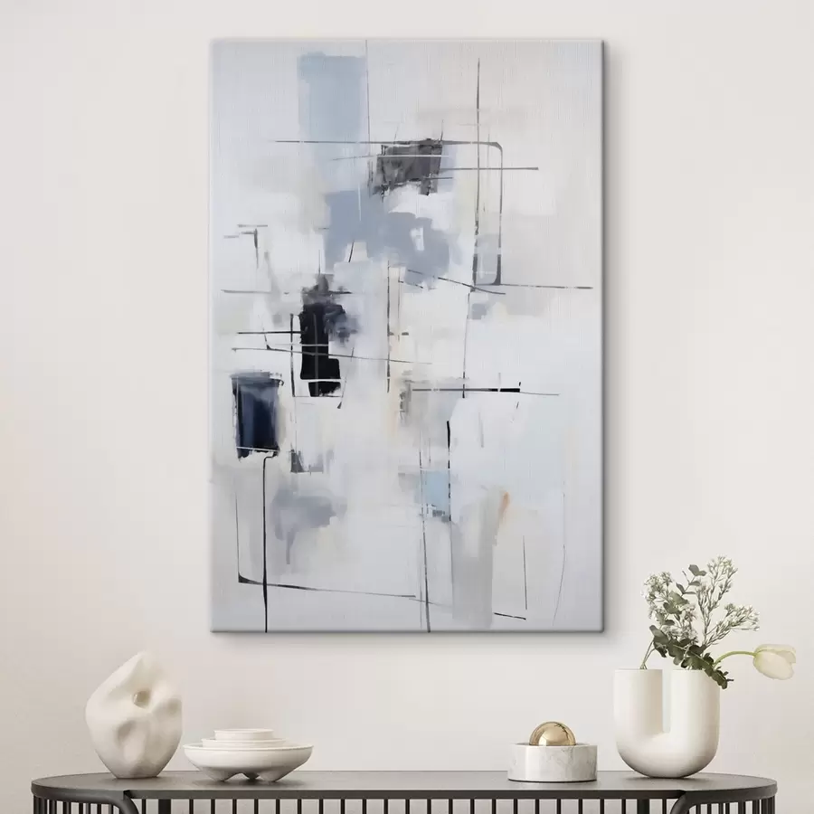Tableau Abstraction chaotique, imitation de la peinture s51127