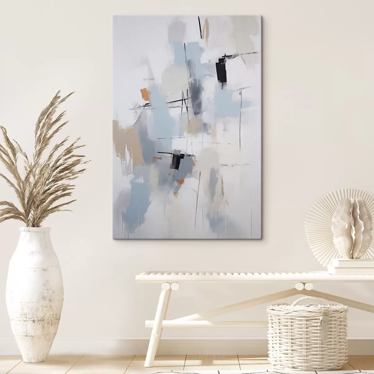 Tableau Abstraction chaotique, imitation de la peinture s51128