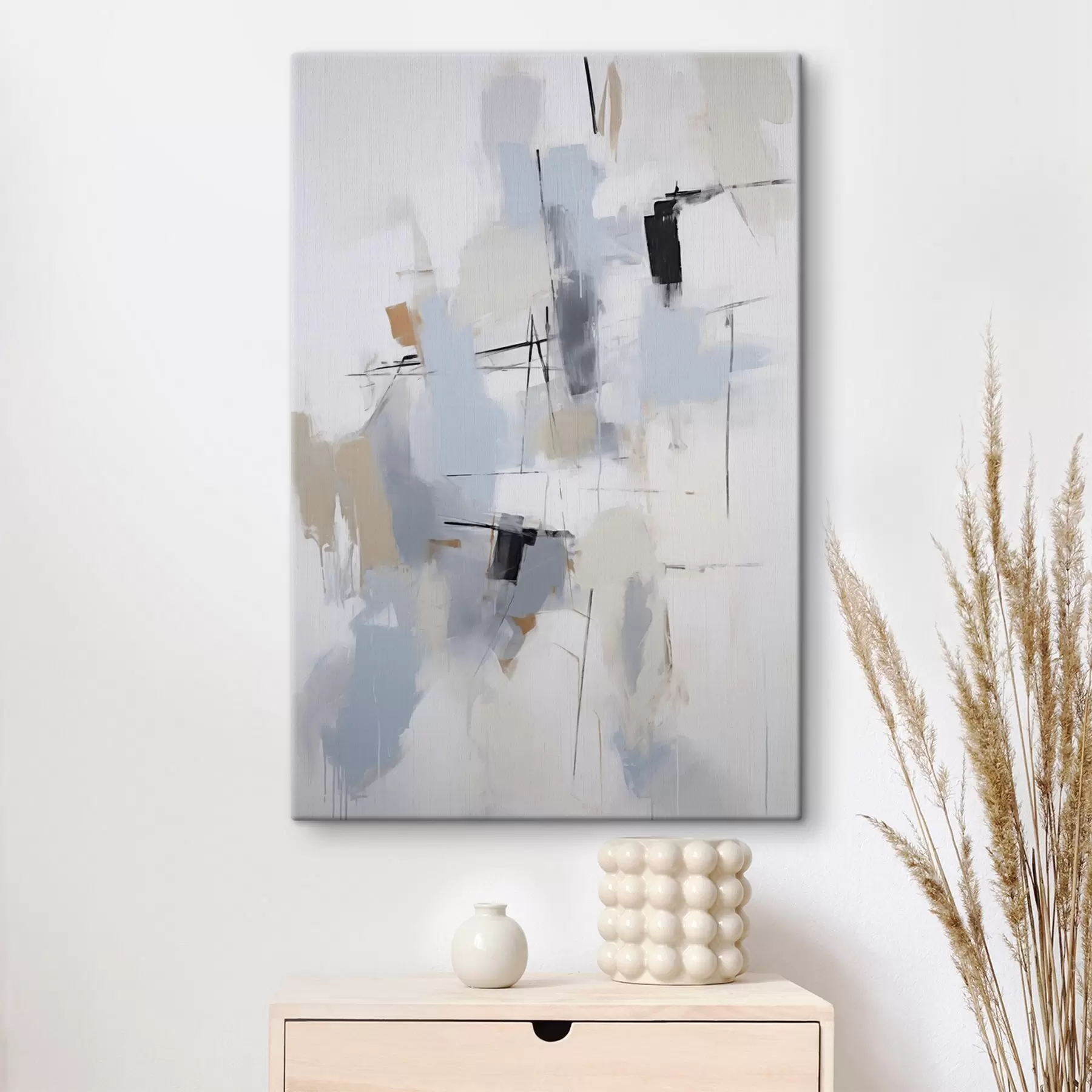 Tableau Abstraction chaotique, imitation de la peinture s51128