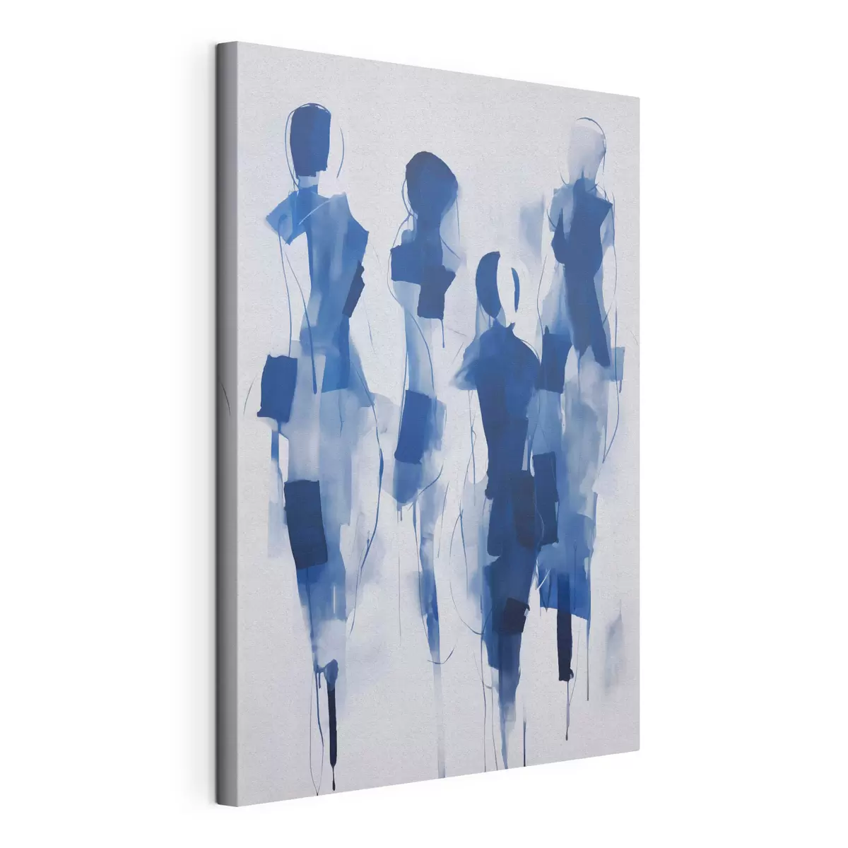Tableau Silhouettes abstraites, imitation de la peinture s51131