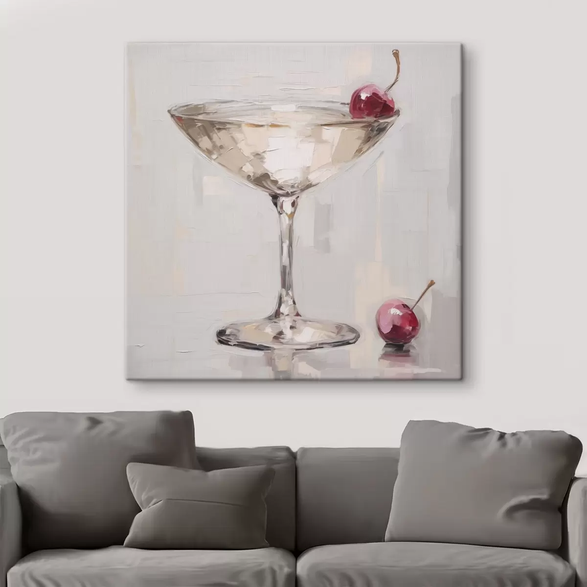 Tableau Cocktail, imitation d'un tableau s51137