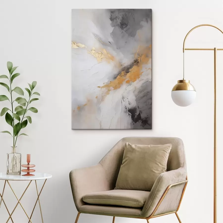 Tableau Composition abstraite, imitation d'un tableau s51141