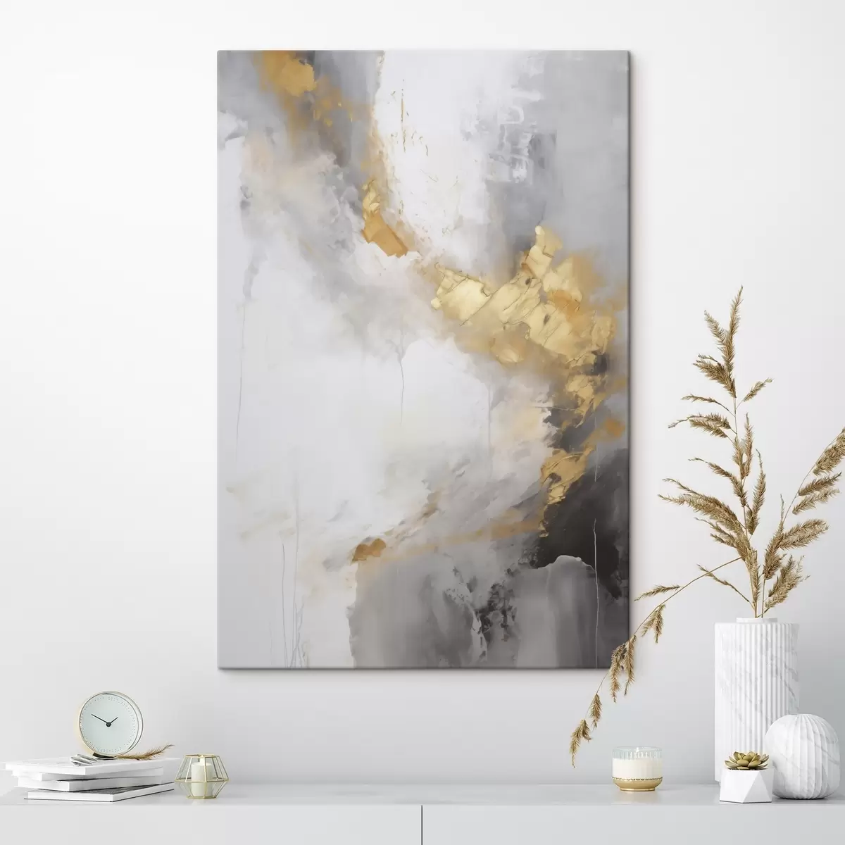 Tableau Abstraction moderne, imitation de la peinture s51142