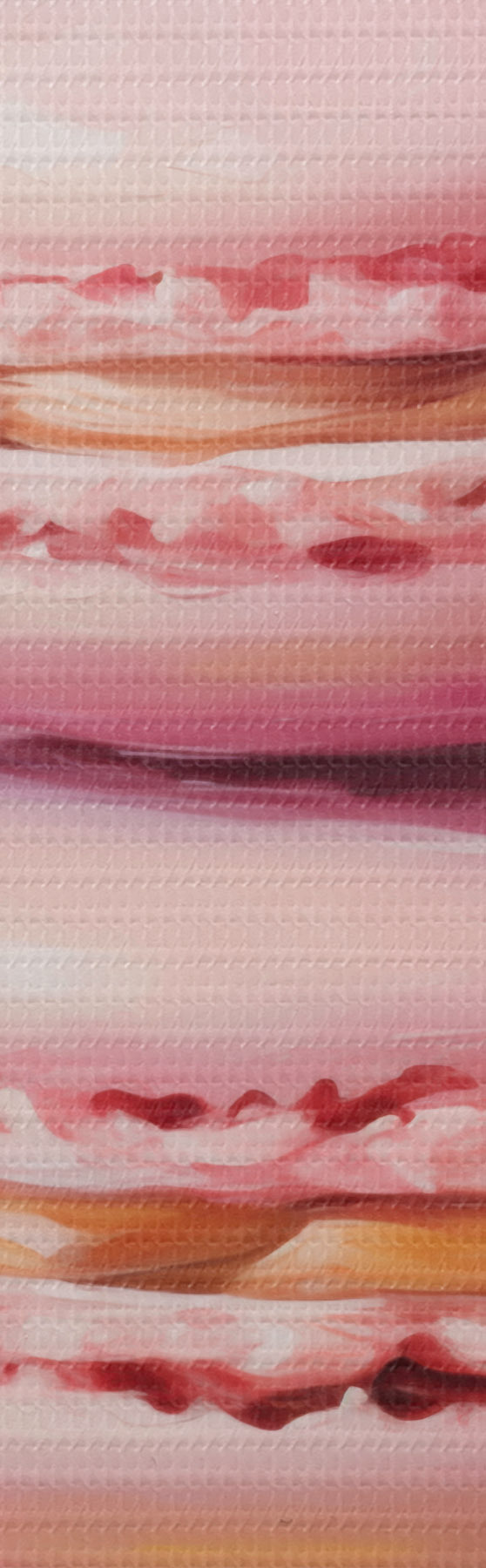 Tableau Macarons et framboises, imitation d'un tableau s51144
