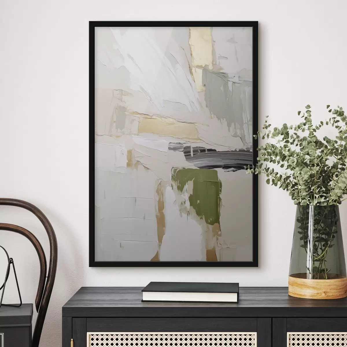 Poster Abstraction, imitation de la peinture f50995