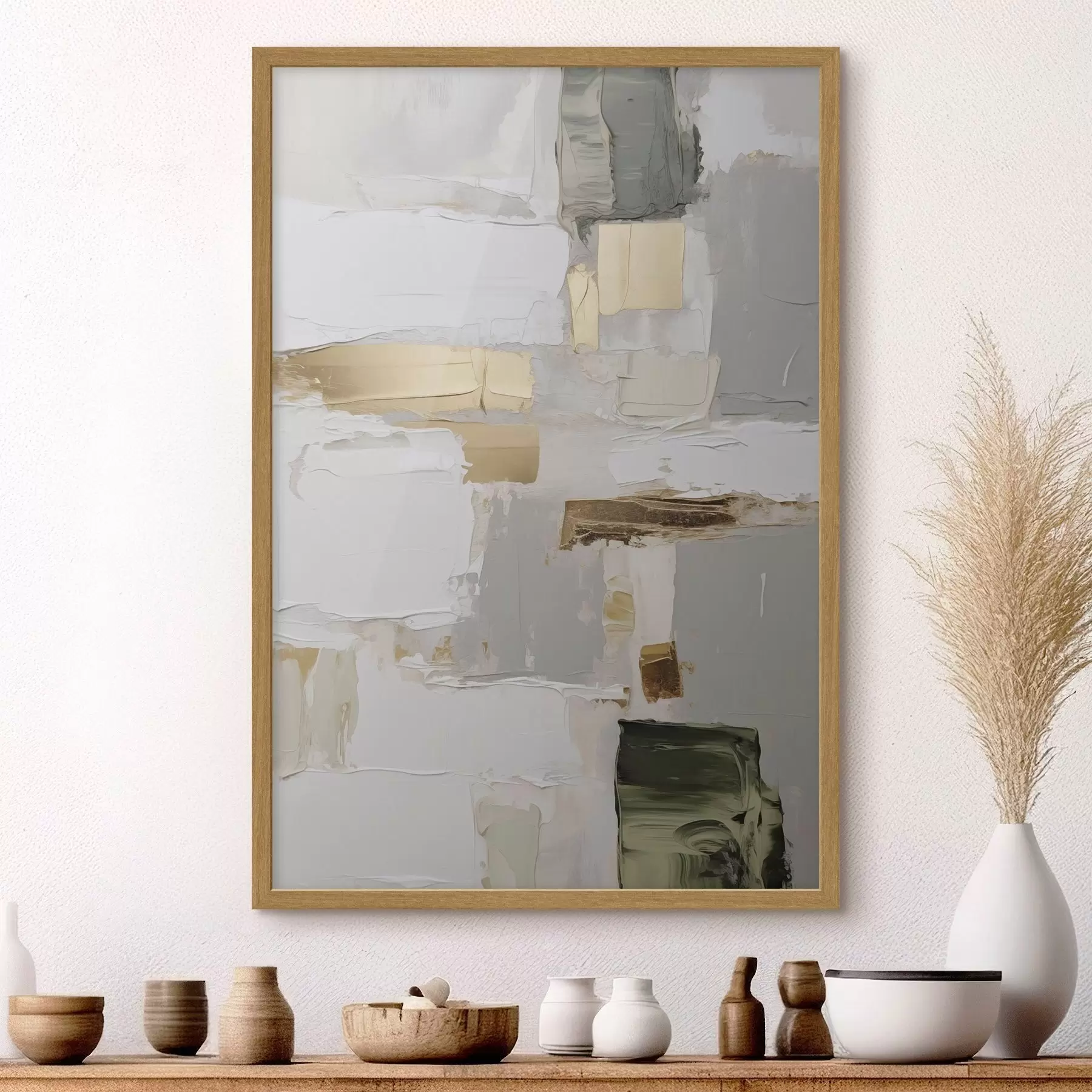 Papier peint Abstraction, imitation de la peinture f50996