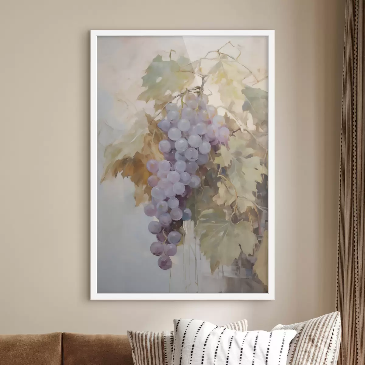 Poster Des raisins, imitation d'un tableau f51124