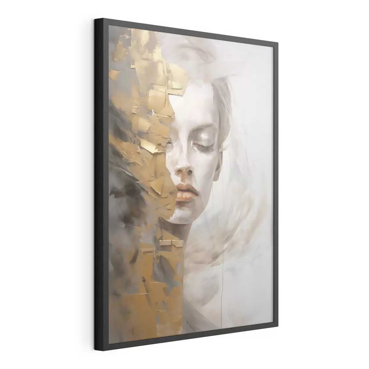 Poster Portrait abstrait, imitation d'un tableau f51129